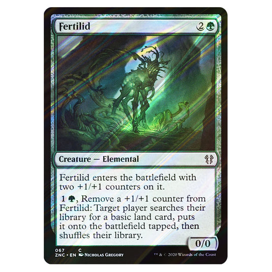 Fertilid 067 card from the Magic The Gathering set Zendikar Rising Commander