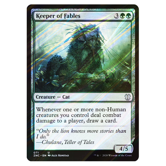 Keeper of Fables 071 card from the Magic The Gathering set Zendikar Rising Commander