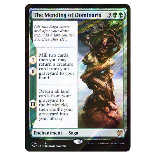 The Mending of Dominaria 074 card from the Magic The Gathering set Zendikar Rising Commander