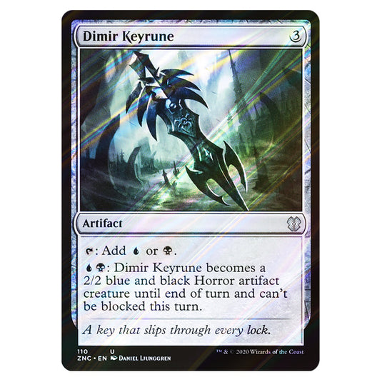 Dimir Keyrune 110 card from the Magic The Gathering set Zendikar Rising Commander
