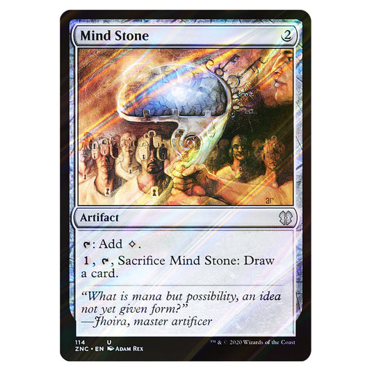 Mind Stone 114 card from the Magic The Gathering set Zendikar Rising Commander