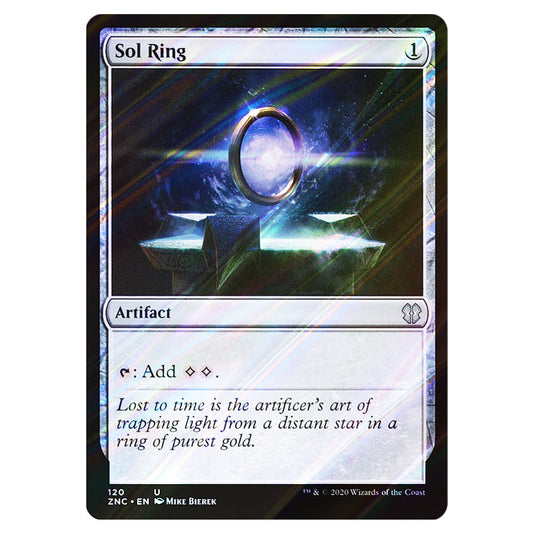 Sol Ring 120 card from the Magic The Gathering set Zendikar Rising Commander