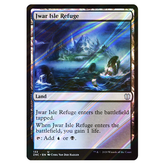 Jwar Isle Refuge 133 card from the Magic The Gathering set Zendikar Rising Commander