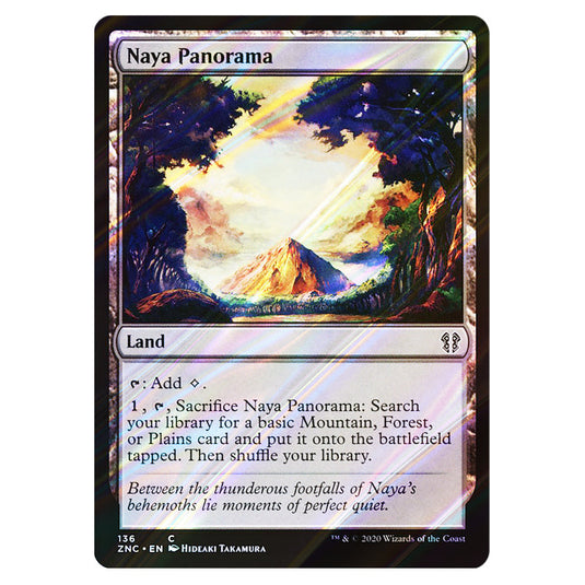 Naya Panorama 136 card from the Magic The Gathering set Zendikar Rising Commander