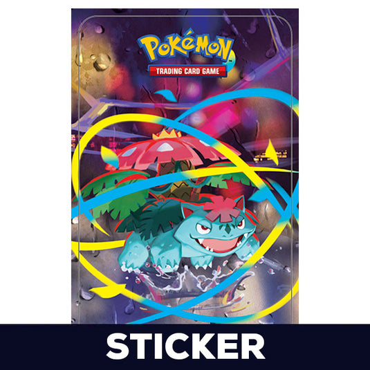 Mega Evolution Sticker Pokemon - Mega Evolution - Mega Heroes Mini Tin - Mega Venusaur - Stic