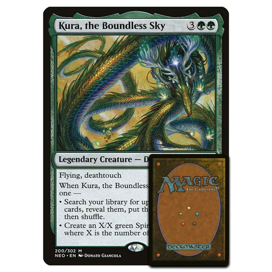 Magic The Gathering - Kamigawa - Neon Dynasty - Kura, the Boundless Sky - 200/302 - Oversized Card