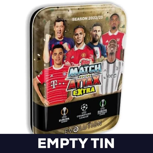 Match Attax Extra - Season 2022/23 - Mini Tin Past Legend - Empty Tin