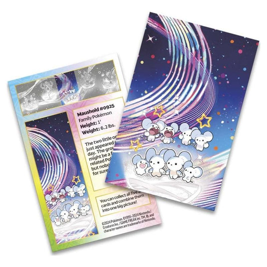Pokemon - Paldean Fates - Mini Tin - Maushold - Art Card