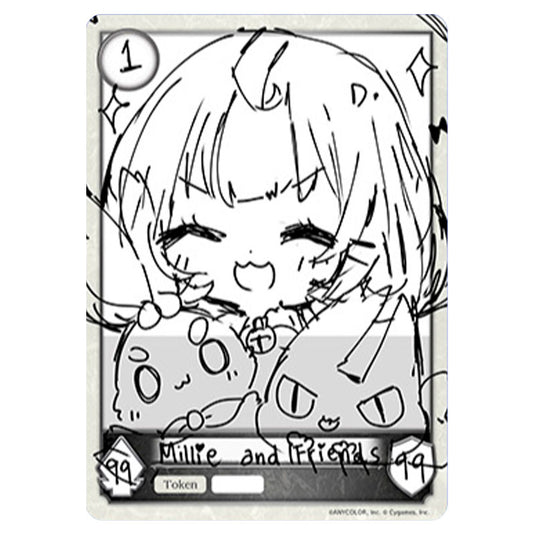 Shadowverse Evolve - Promo Token - Millie and Friends (Box Topper)