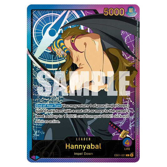 Hannyabal EB01-021(EB02) card from the One Piece set Anime 25th Collection