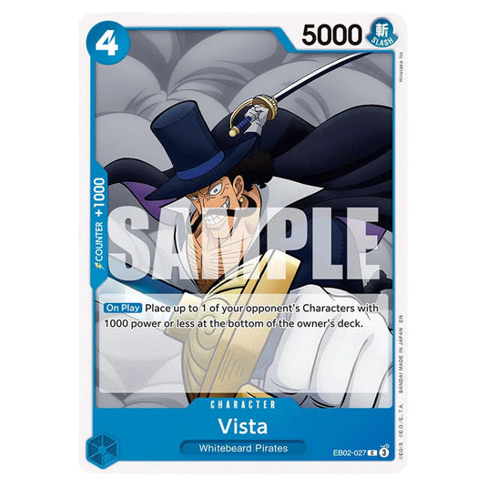 Vista EB02-027 card from the One Piece set Anime 25th Collection