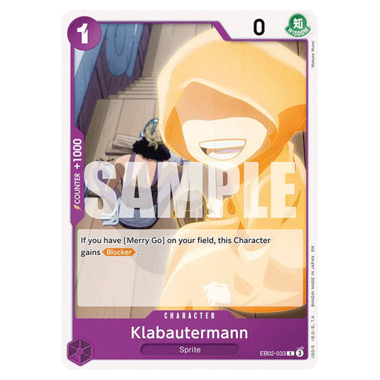 Klabautermann EB02-033 card from the One Piece set Anime 25th Collection