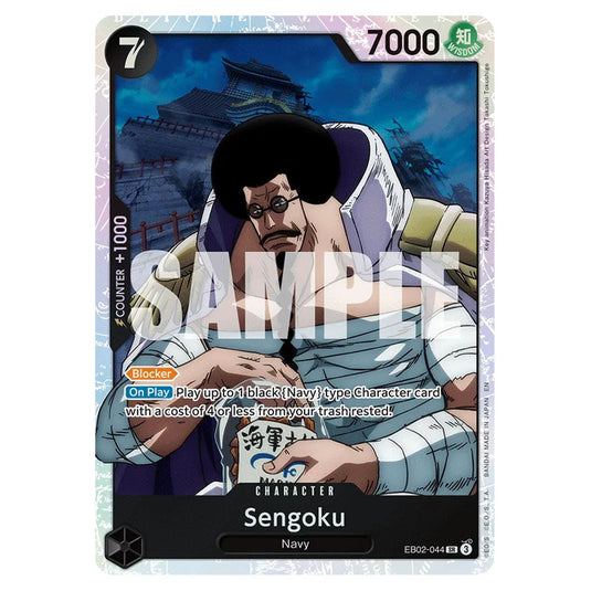 Sengoku EB02-044 card from the One Piece set Anime 25th Collection