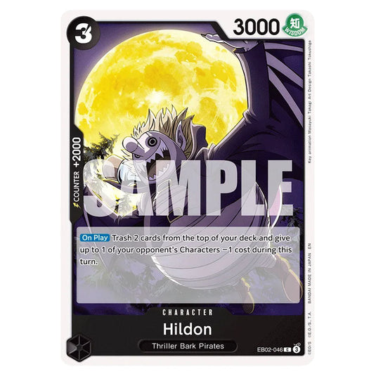 Hildon EB02-046 card from the One Piece set Anime 25th Collection