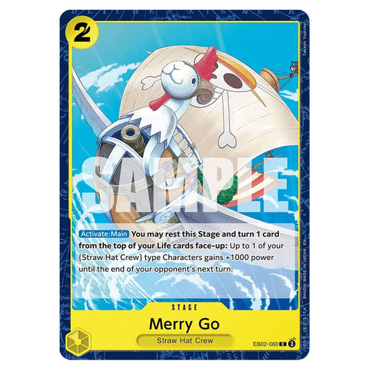 Merry Go EB02-060 card from the One Piece set Anime 25th Collection