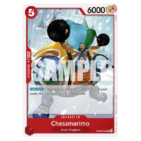 Chessmarimo OP08-006 card from the One Piece set Two Legends