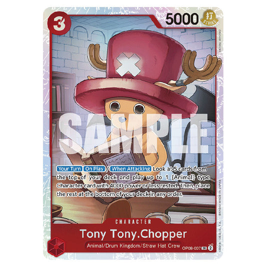 Tony Tony.Chopper OP08-007 card from the One Piece set Two Legends