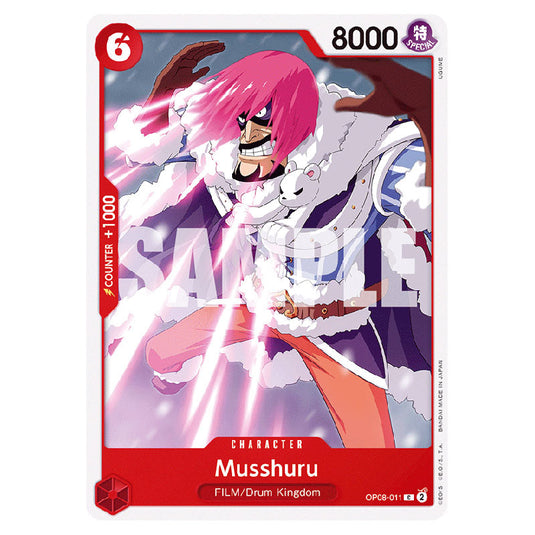 Musshuru OP08-011 card from the One Piece set Two Legends