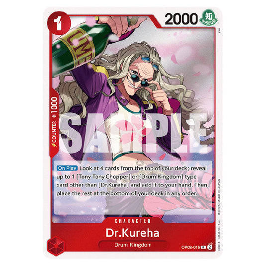 Dr.Kureha OP08-015 card from the One Piece set Two Legends