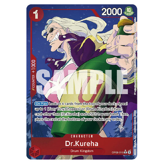 Dr.Kureha OP08-015A card from the One Piece set Two Legends