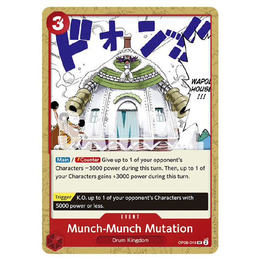 Munch-Munch Mutation OP08-019 card from the One Piece set Two Legends