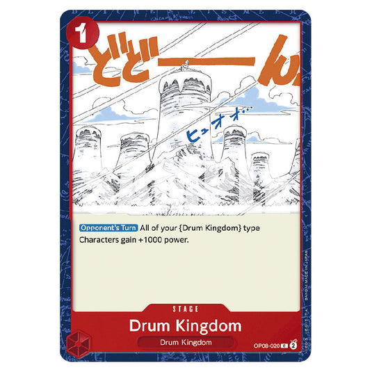 Drum Kingdom OP08-020 card from the One Piece set Two Legends