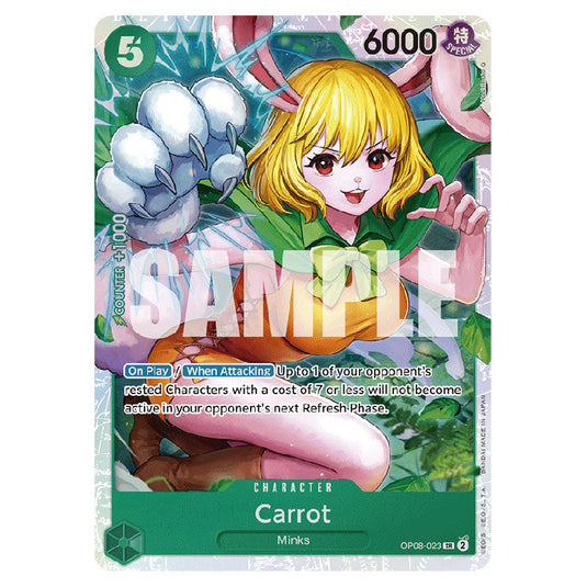 Carrot OP08-023 card from the One Piece set Two Legends