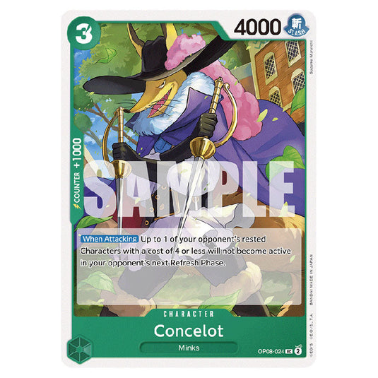 Concelot OP08-024 card from the One Piece set Two Legends