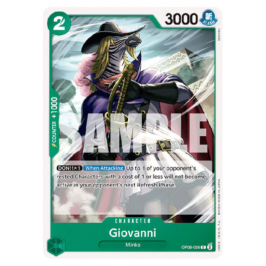 Giovanni OP08-026 card from the One Piece set Two Legends