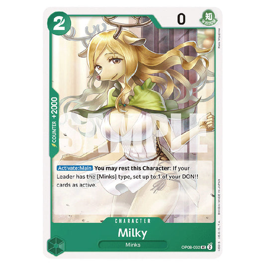 Milky OP08-032 card from the One Piece set Two Legends