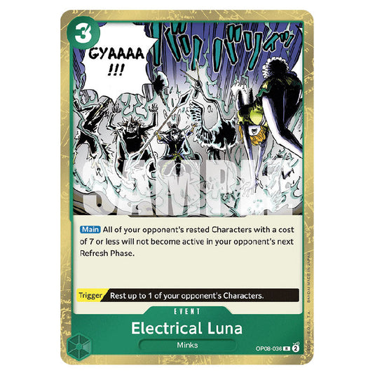 Electrical Luna OP08-036 card from the One Piece set Two Legends