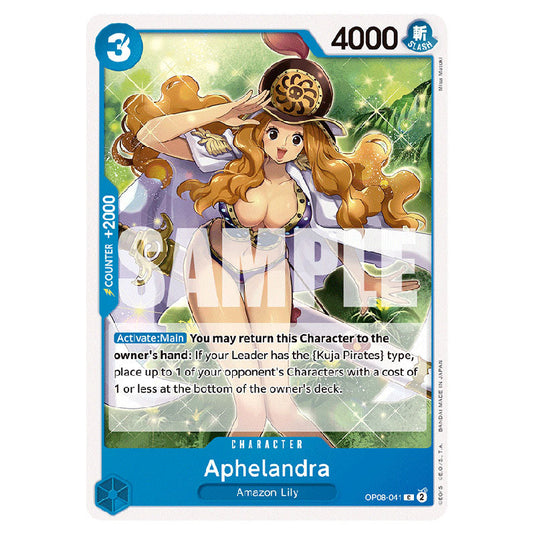 Aphelandra OP08-041 card from the One Piece set Two Legends