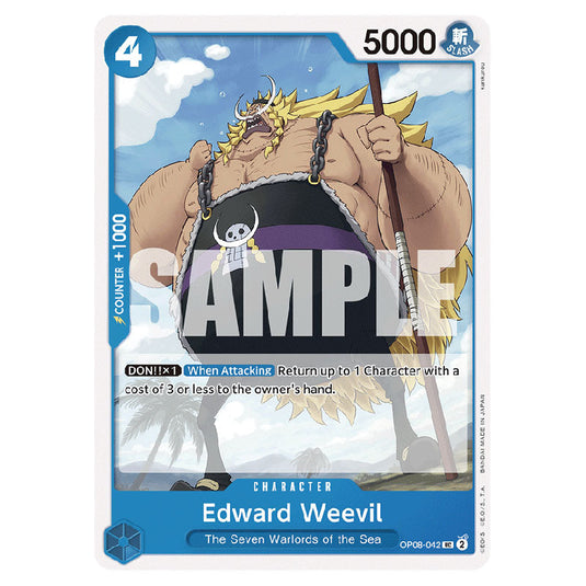 Edward Weevil OP08-042 card from the One Piece set Two Legends