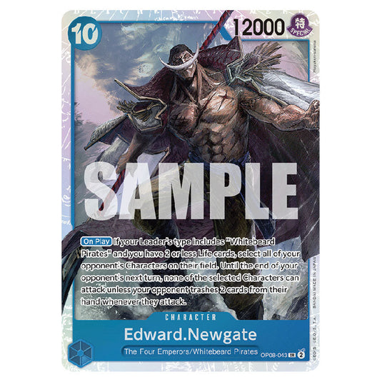 Edward.Newgate OP08-043 card from the One Piece set Two Legends