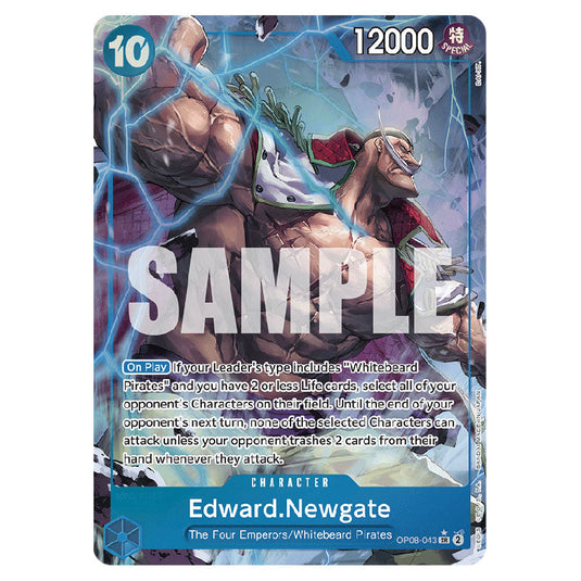 Edward.Newgate OP08-043A card from the One Piece set Two Legends