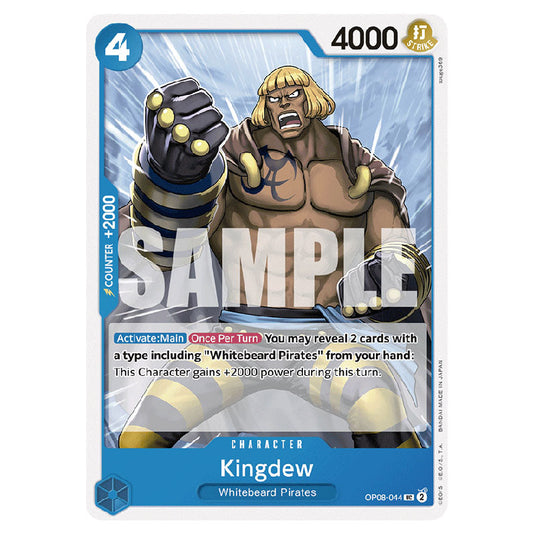 Kingdew OP08-044 card from the One Piece set Two Legends