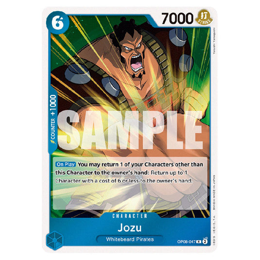 Jozu OP08-047 card from the One Piece set Two Legends