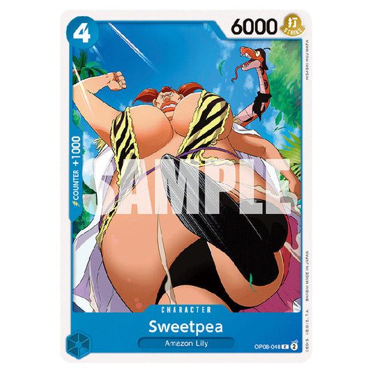 Sweetpea OP08-048 card from the One Piece set Two Legends