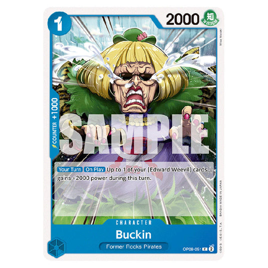 Buckin OP08-051 card from the One Piece set Two Legends