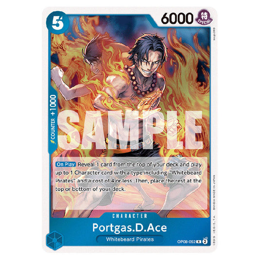 Portgas.D.Ace OP08-052 card from the One Piece set Two Legends