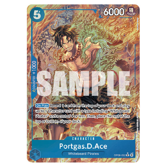 Portgas.D.Ace OP08-052A card from the One Piece set Two Legends