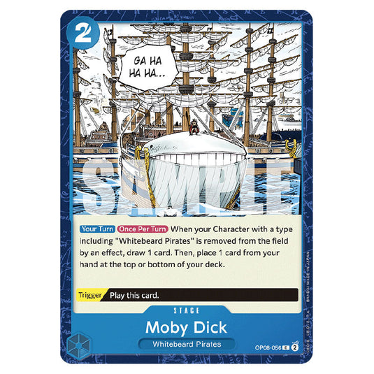 Moby Dick OP08-056 card from the One Piece set Two Legends