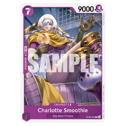 Charlotte Smoothie OP08-065 card from the One Piece set Two Legends