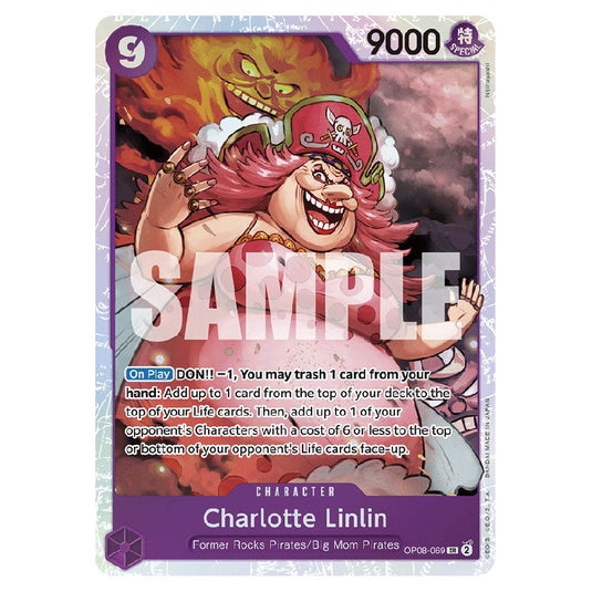 Charlotte Linlin OP08-069 card from the One Piece set Two Legends