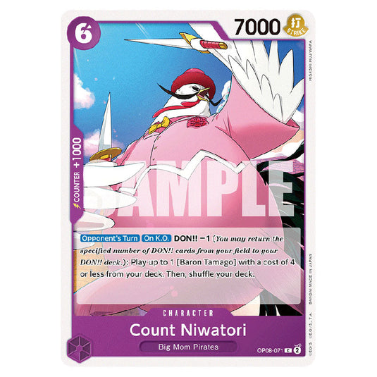 Count Niwatori OP08-071 card from the One Piece set Two Legends