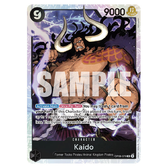 Kaido OP08-079 card from the One Piece set Two Legends