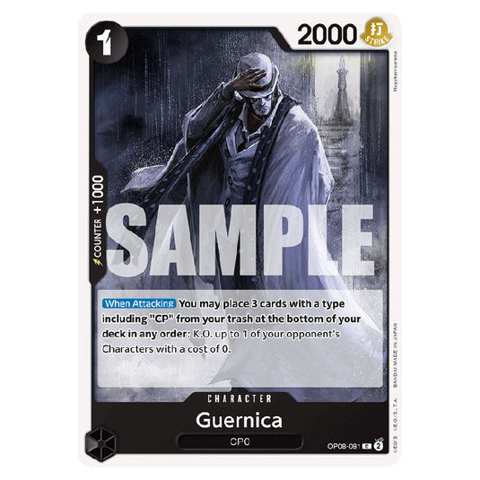 Guernica OP08-081 card from the One Piece set Two Legends