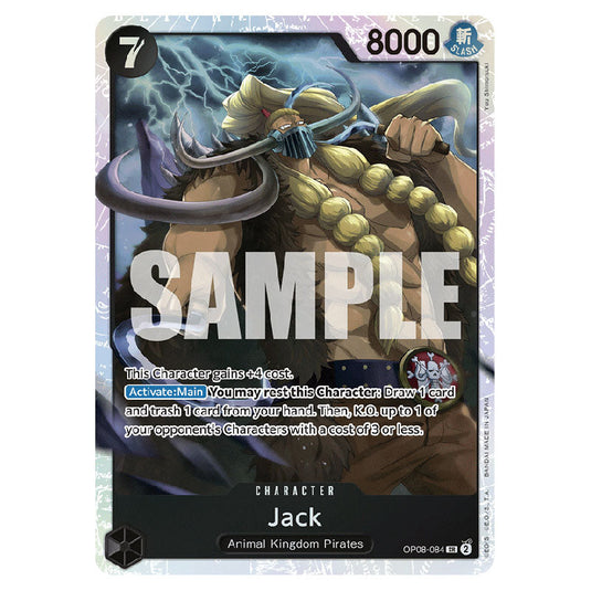 Jack OP08-084 card from the One Piece set Two Legends