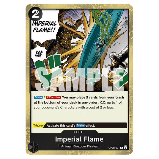 Imperial Flame OP08-094 card from the One Piece set Two Legends