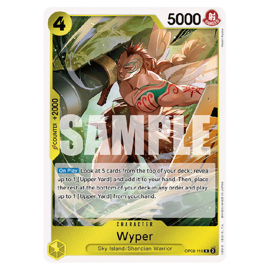 Wyper OP08-110 card from the One Piece set Two Legends